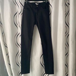 Thin Black high-waisted Skinny Jeans